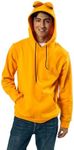 Bioworld Garfield Long Sleeve Men's Orange Cosplay Hoodie-XL