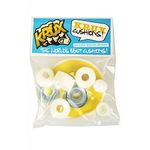 Krux Skateboard Bushings Worlds Best Cushions 92A White for 2 Trucks