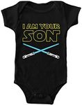 I Am Your Father/I Am Your Son Matching Toddler & Men's T-Shirt - Black - Large/18 Months