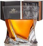 Venero Crystal Whiskey Glasses, Set