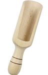 efo Large Wooden Scoop – Rustic Bathsalt Scoop - Multipurpose Wooden Spoon - Wood Salt and Spice Scoop – Stylish Wooden Candy Spoon - Washing Powder Scoop 18cm (7.1")