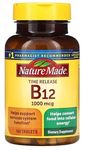 N.ature M.ade VITAMIN B12 DIETARY SUPPLIMENT FOR ENERGY METABOLISM SUPPORT, 160 TIME RELEASE TABLET, 160 DAY SUPPLY