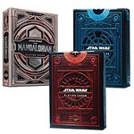 Star Wars Playing Cards Bundle | 3 Decks | The Mandalorian Deck | Light Side Blue Deck | Dark Side Red Deck | Deck by Theory11