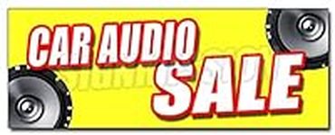 24" CAR Audio Sale Decal Sticker mp