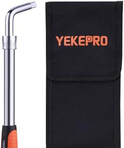 YEKEPRO Telescoping Lug Wrench, Wheel Wrench with Storage Pouch, Compatible with Most Vehicles