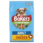 BAKERS Superfoods Adult Dry Dog Food Chicken with Vegetables 14kg Pack