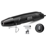 SEEKONE 350W Mini Heat Gun, 260℃/450℃ Dual Temp Fast Heat Hot Air Gun with Overload Protection, Reflector Nozzle and Double Insulated 1.5m Cable for Heat Shrink Tubing, Crafts, Embossing (B)