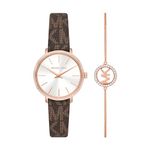 Michael Kors MK1036 Ladies Pyper Watch and Bracelet Gift Set