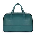 Nautica Duffle Bag for Travel | Stylish Leatherette Luggage | Compact and Comfortable for Travelling | Suitable for Men's and Women's (Dark Green) 15 cm