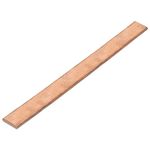 sourcing map 1Pcs 12" x 1" Copper Flat Bar,1/4" Thickness Copper Bar Stock for Grounding Systems Architectural Projects