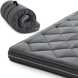 Jamdok 4Inch Small Single Cot Mattress Topper,3-Layer Structure Foldable Floor Mattress,Gel Memory Foam,Removable Cover,Portable Roll Up Sleep Pad(72X24X4“)