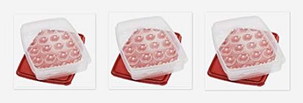 Rubbermaid Egg Keepers Hold 20 Jumbo Eggs in Each Keeper/Tray RED (Set of 3)