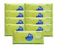 Glider Bed Bath Wipes, Enriched with Aloe Vera and Vitamin E (Pack of 9 (90 Wipes)