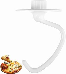 K45DH Coated Dough Hook for KitchenAid Mixer, Attachment for Kitchen Aid K45 K45SS KSM90 KSM150 Tilt-Head Stand Mixers, 4.5/5.0 Quart Bowel