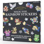 Marvin's Magic - Magic Foil Rainbow Stickers - Foil, Metallic & Holographic Stickers - Magical Art Supplies - 150 Stickers & More