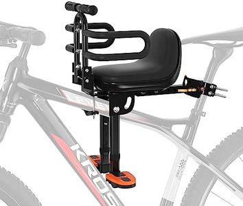 Child Bike Seat, Kids Bike Seat with Guardrail, High Seat Cushion Backrest Mountain Bike Child Bike Seat, Bicycle Child Safety Seat for Children from 1 to 5 Years Old