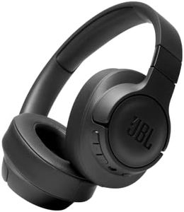 JBL Tune 710 BT – Faltbare Bluetooth Over-Ear Kopfhörer - Schwarz – Kabellose Ohrhörer mit JBL Pure Bass Sound – Langer Musikgenuss von bis zu 50 Stunden