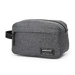 SWISSGEAR Toiletry Bag | Premium Unisex Travel Dopp Kit | Travel Organizer, International carry-on, Grey