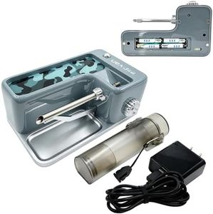 WHS·Yan Cigarette Rolling Machine, Automatic Electric Rolling Machine for King Size (109mm), 1¼ (84mm), Adjustable Firmness & Density, Dual Power (AAA/Type-C), All-in-One Kit,Gift-Ready Design