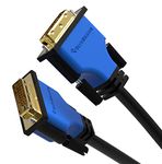 BlueRigger DVI Male to DVI Male Digital Dual-Link Cable (25 Feet / 7.5 Meters)