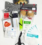 PATVOTOP Bleeding Control Pack Feat Trauma Refill Kit Med Pack | Vented Chest | Tourniquets | Israeli Bandage | Bandages | Compressed Gauze | IFAK First Aid Kit Med EMT Kits (Intermediate-Ca)