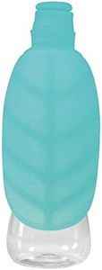 UNITED PETS Leaf Portable Water Dispenser Made Of Silicone, One Size, Aquamarine, 110 g