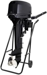 Outboard Motor Stand Carrier, Heavy Duty Outboard Motor Boat Engine Stand, 70KG/154LB Weight Capacity, for Transporting Outboard Motor (US Stock)
