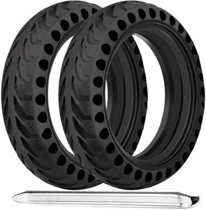 TOUBEUU Solid Tires 8.5x2 Inches for Electric Scooter, 50/75-6.1Replacement Wheels, Rubber Tyre 8-1/2'' for Gotrax GXL V2/XR/APEX & Xiaomi M365/M365 Pro/Pro 2/1S and All 8.5'' Scooter- Black(2PCS)