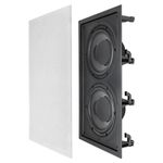 OSD Dual 8" Trimless in Wall Subwoofer 300W, for Home Theaters IWDUAL8