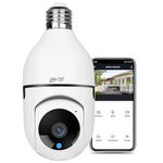 PKST WI-FI Full HD 1080P Wireless CCTV Smart Security Camera with Live Streaming Night Vision Function Motion Sensor Alarm Detector 2 Way Audio & Video Communication Used