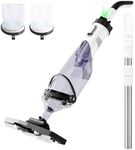 2025Upgraded Cordless Pool Vacuum for Above Ground,LED Display&11.5" Wider Head,Handheld Pool Spa Vacuum Cleaner for Inground Pools Hot Tub,Rechargeable,up to 19.5 GPM for Leaves,Debris,Shallow Steps