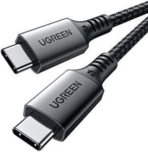 UGREEN Cavo USB C a USB C 100W, Cavo USB Tipo C 20V/5A PD 3.0, Compatibile con iPhone 16/15 Plus Pro Max, MacBook Pro, iPad Pro/Air, Galaxy S24/S23/S22/Tab S8, Pixel 9/8, ecc 3M