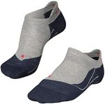 FALKE Men Standard RU4 Endurance Invisible M 1 Pair, Grey (Lightgrey 3406), 12.5-13.5