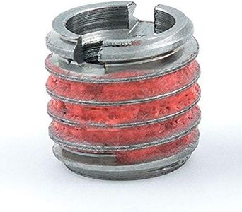 E-Z Lok Externally Threaded Insert, 303 Stainless Steel/Metric, M10-1.5 Internal Threads, 9/16"-12 External Threads, 13.08mm Length, Made in US (Pack of 5)