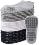 Bearbay Baby Non Slip Ankle Socks with Grippers for 0 Months-7 Years Old Walking Socks