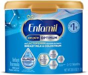 Enfamil Enspire Optimum Baby Formula, with Immune-Supporting Lactoferrin, Our Closest Formula to Breast Milk, Brain Building DHA, Dual Prebiotics, Infant Formula Powder, Baby Milk, 20.5 Oz Tub