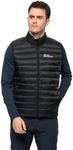 Jack Wolfskin Mens Pack & Go Down Vest, Black, XXL EU