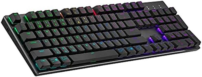 Cooler Master MasterKeys SK653 Full Mechanical Wireless RGB Gaming Keyboard, Red Switch