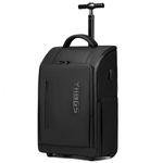 Rolling Backpack, Waterproof Backpack with Wheels for Business College Student Commuter, Carry on Backpack with Laptop Compartment, Fit 15.6/17 Inch Laptop, Wheeled Backpack for Adults