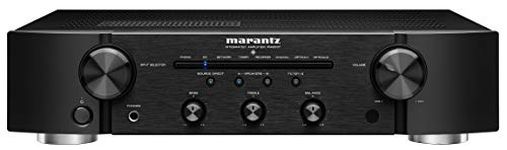 Marantz PM6007 Amplifier, Integrated Amplifier with Digital Connectivity, Analog Coaxial and Optical Inputs, 2x 45 Watt, DAC, D/A Conversion for Digital Input - Black