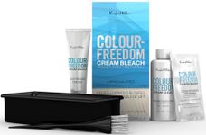 Knight & Wilson Colour-Freedom Cream Hair Bleach. Ammonia-Free Formula Lifts up to 8 Shades. Protects & Repairs While Lightening. Complete bleaching kit including Tint Bowl & Brush,Packaging may vary