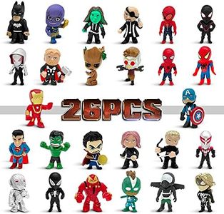 lasama Action Figures, 26 PCS Superhero Set, Mini Figures Toys, Ideal for Collectibles, Party Favors, for Kids