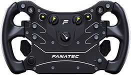 Fanatec Sim Racing CSL Steering Wheel GT3 – Overmolded Grips, Custom Magnetic Shifters, Dual Analog Paddles, OLED Display, QR2 Lite Wheel-Side Preinstalled – PC, Xbox