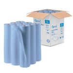 Farla Medical Select Hygiene Premium Rectangular Paper Couch Roll - Medical Beauty Massage Paper Roll - 2 Ply - 40 Metres per Roll - Blue - Pack of 9-20 inches (50cm)