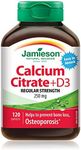 Jamieson Calcium Citrate + Vitamin D 120 Caplets