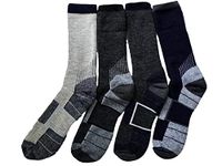 Kirkland Signature Ladies' Extra-Fine Merino Wool Blend Crew Sock, 4-pair