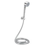 Johnson Myst Hand Shower with 1.5mt Hose & Hook| Rain flow Handheld Round Shower| High-Pressure ABS Material Anti-Corrosion Single Flow Hand Shower| 1 Year Warranty| (S0217CAMZ- Chrome)