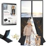 ZTIONHD Magnetic Thermal Insulated Door Curtain Fits 72x80inch Sliding Door