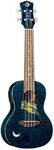 Luna Guitars Owl Concert, 4-String Acoustic/Electric Ukulele with Gigbag (UKEOWLC)