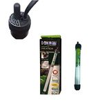 Hidom 50w Submersible Aquarium Fish Tank Shockproof Thermostat Heater - Adjustable Temperature HT-2050 Upgraded Specification